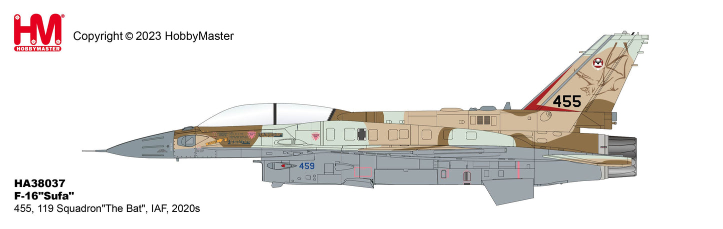 1/72 F-16I Sufa 455 119 Squadron "The Bat" IAF (with 4 x MK.117)
