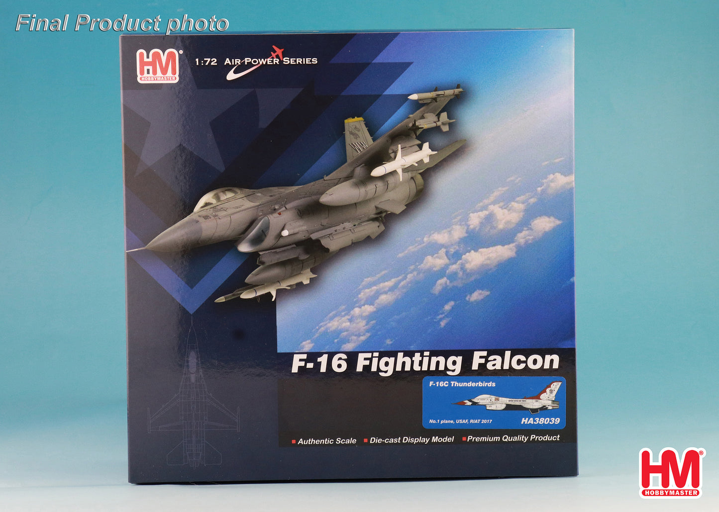 1/72 F-16C Thunderbirds No.1 plane USAF RIAT 2017