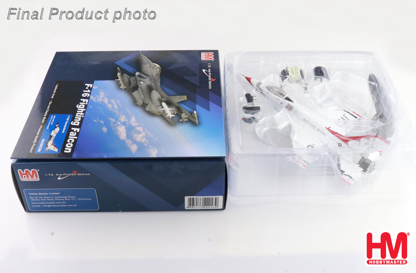 1/72 F-16C Thunderbirds USAF RIAT 2017 (with No.1 to No.6 Decals)