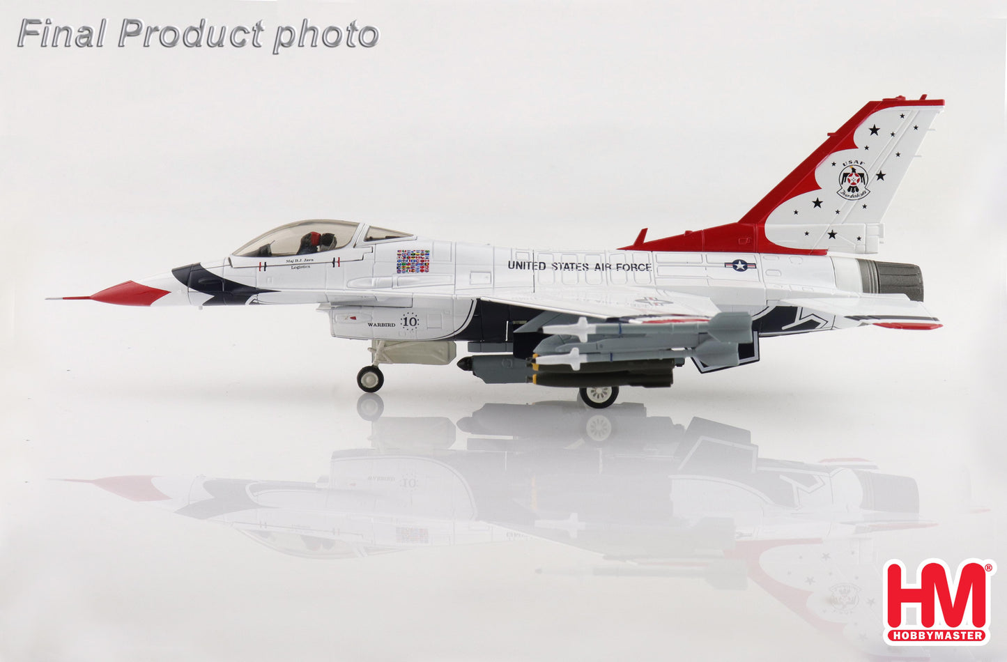 1/72 F-16C Thunderbirds "Warbird" No.10 USAF 1988