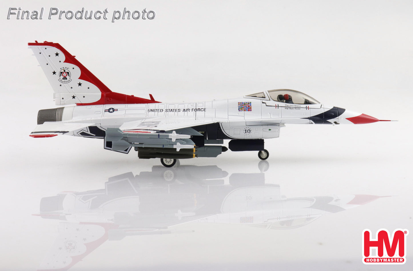 1/72 F-16C Thunderbirds "Warbird" No.10 USAF 1988