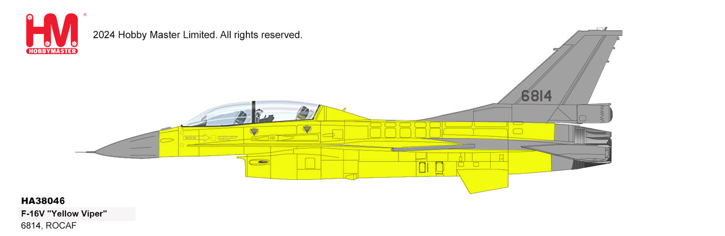 1/72 F-16V "Yellow Viper" 6814 ROCAF