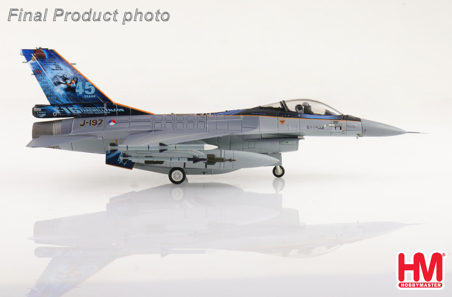 1/72 F-16AM J-197 RNLAF 2024 "Final Flight"