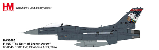 1/72 F-16C "The Spirit of Broken Arrow" 88-0545 138th FW Oklahoma ANG 2024