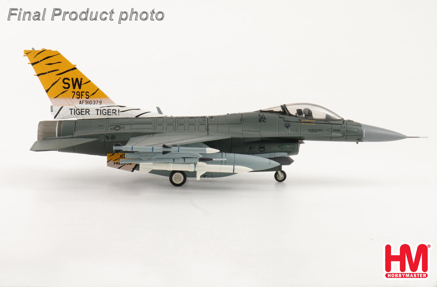 1/72 F-16CM "Tiger Tiger 1" 91-0379 79th FS Shaw Air Base 2023
