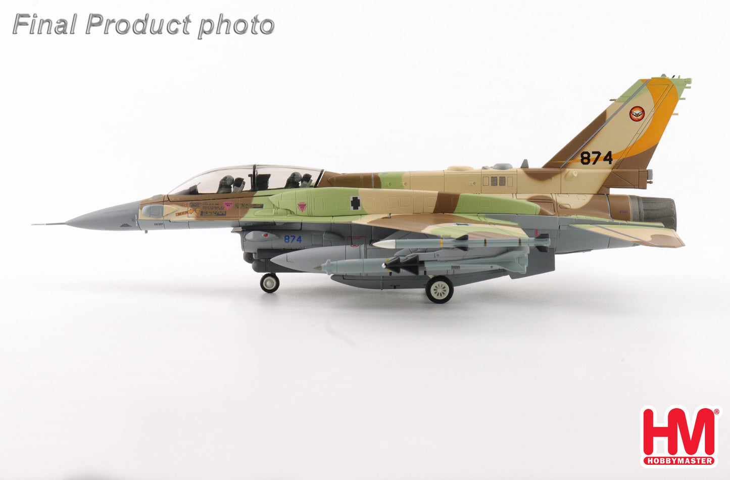 1/72 F-16I "Operation Rising Lion" 874 No. 107 Sqn. IAF 2025 (with GBU-39 Bombs & Rampage Missiles)
