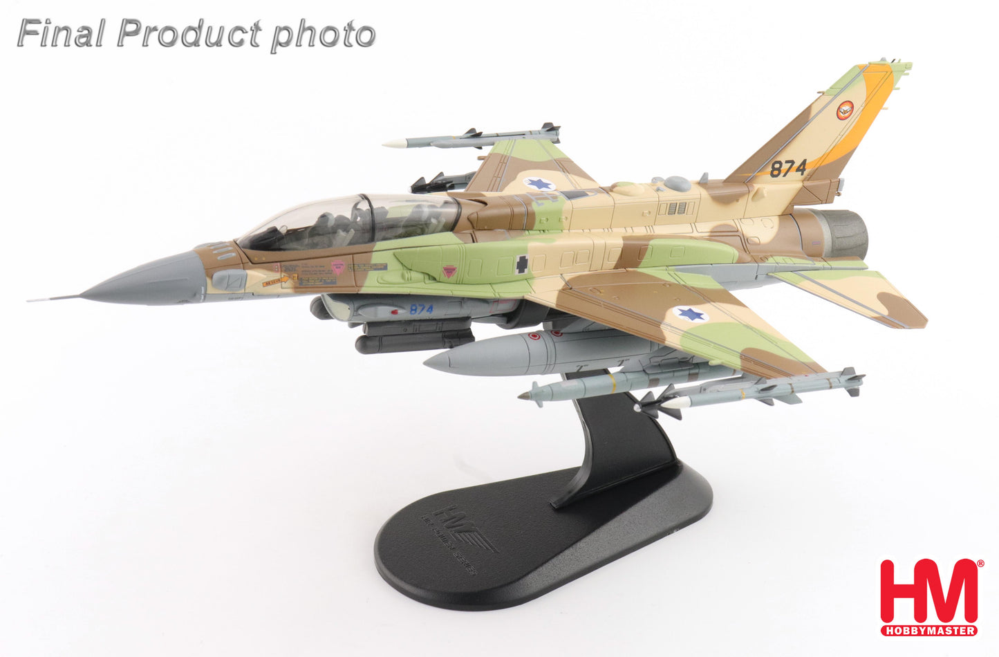 1/72 F-16I "Operation Rising Lion" 874 No. 107 Sqn. IAF 2025 (with GBU-39 Bombs & Rampage Missiles)
