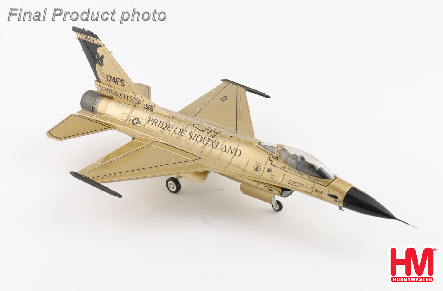 1/72 F-16A "Golden Bat Viper" 85-1565 185 ARW Iowa ANG 2022