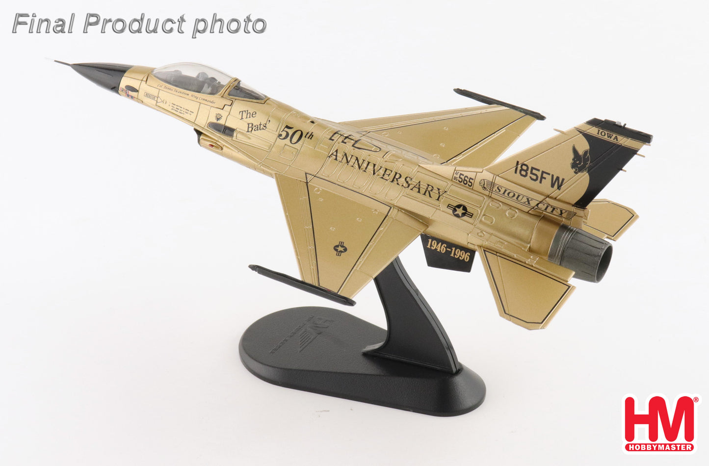 1/72 F-16A "Golden Bat Viper" 85-1565 185 ARW Iowa ANG 2022