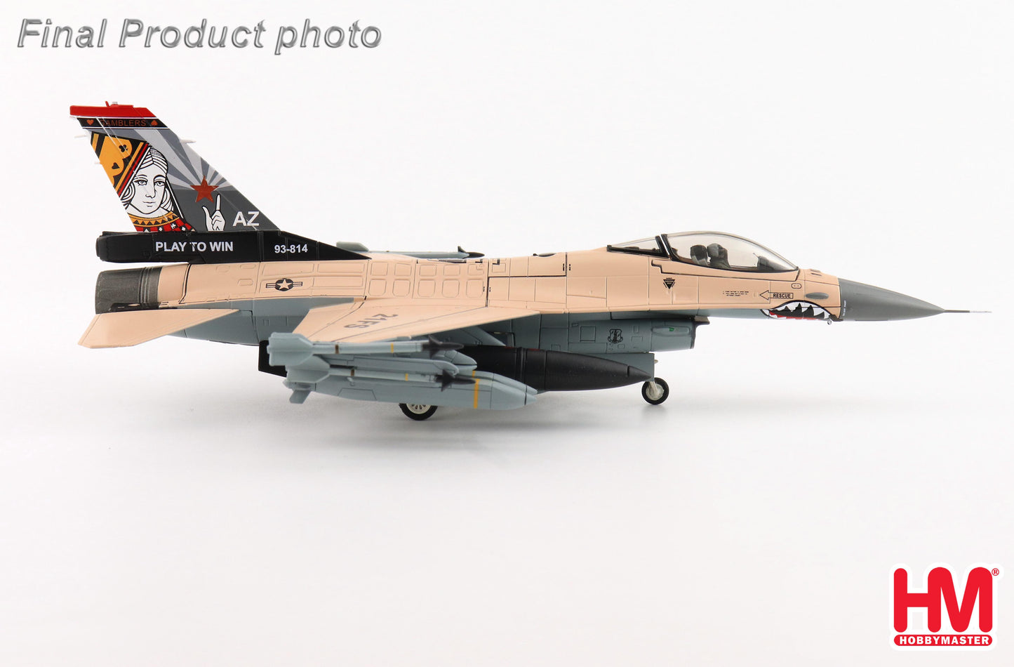 1/72 F-16V "Play to Win" 93-0814 21st Sqn. Luke AFB 2025