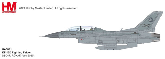 1/72 F-16D Fighting Falcon 92-047 20th Fighter Wing ROKAF April 2020