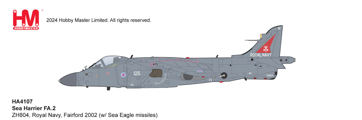 1/72 FA.2 ZH804 Royal Navy Fairford 2002 (w/ Sea Eagle missiles)