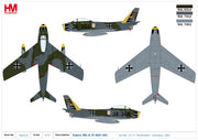 1/72 F-86F-40 Sabre Mk.6 JA-344 JG 71 "Richthofen" Germany 1961