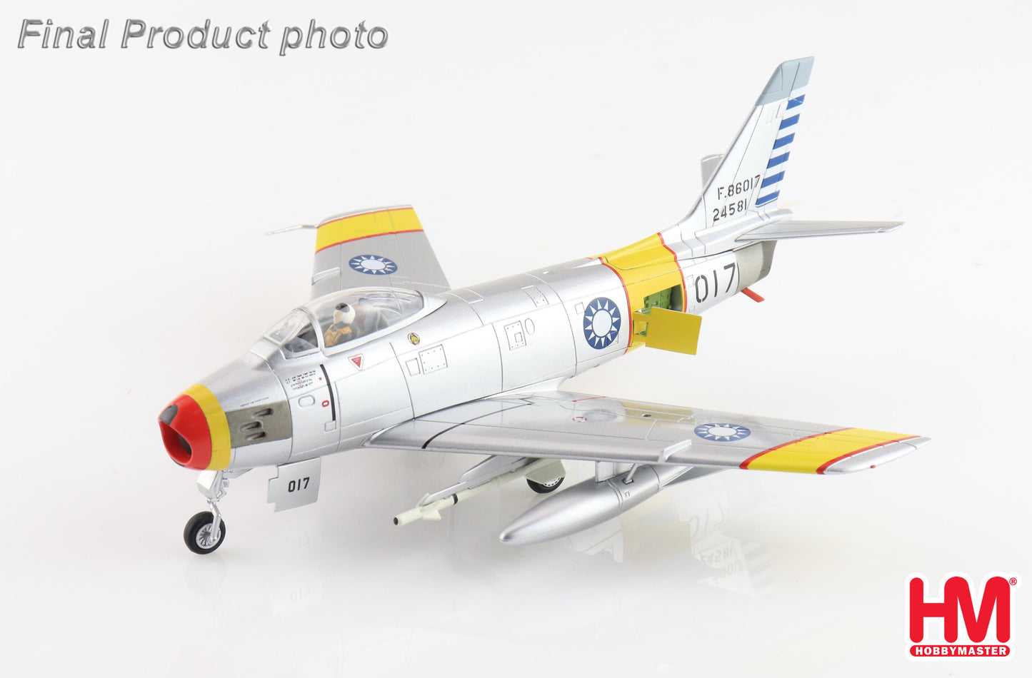 1/72 F-86F Sabre "MIG Killer" 017/52-4581 Sun Siwen 26th Sqn. 5th FG ROCAF 15th Oct 1955