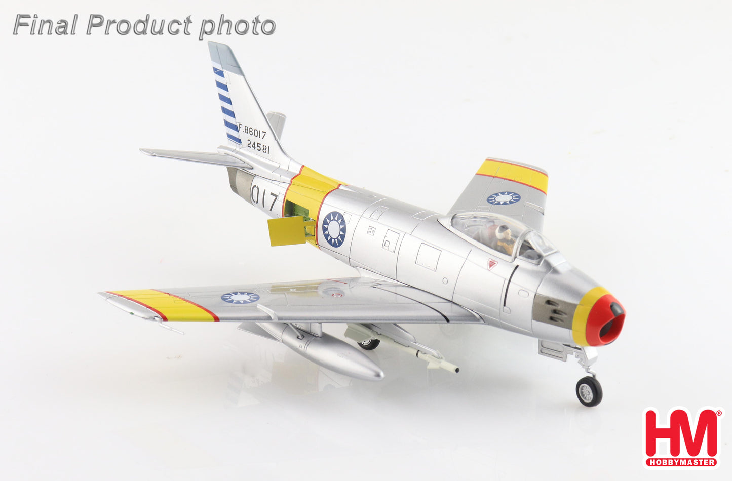 1/72 F-86F Sabre "MIG Killer" 017/52-4581 Sun Siwen 26th Sqn. 5th FG ROCAF 15th Oct 1955
