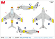 1/72 F-86F Sabre "MIG Killer" 017/52-4581 Sun Siwen 26th Sqn. 5th FG ROCAF 15th Oct 1955