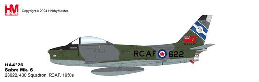 1/72 Sabre Mk. 6 23622 430 Squadron RCAF 1950s