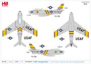 1/72 F-86E "George Davis" 51-2752 4th FIG 334th FIS USAF 1952 (Unconfirmed Scheme)