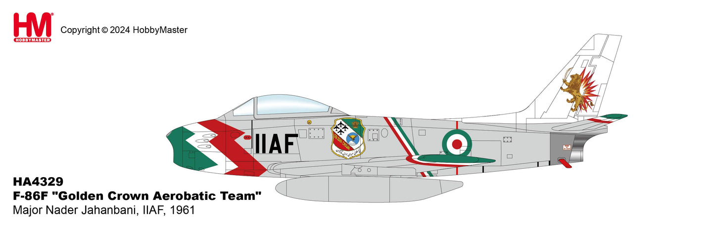 1/72 F-86F "Golden Crown Aerobatic Team" Major Nader Jahanbani IIAF 1961