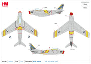 1/72 F-86 Sabre No. 262 ROCAF 1959