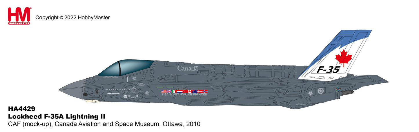 1/72 F-35A Lightning II CAF (mock-up) Canada Aviation and Space Museum Ottawa 2010