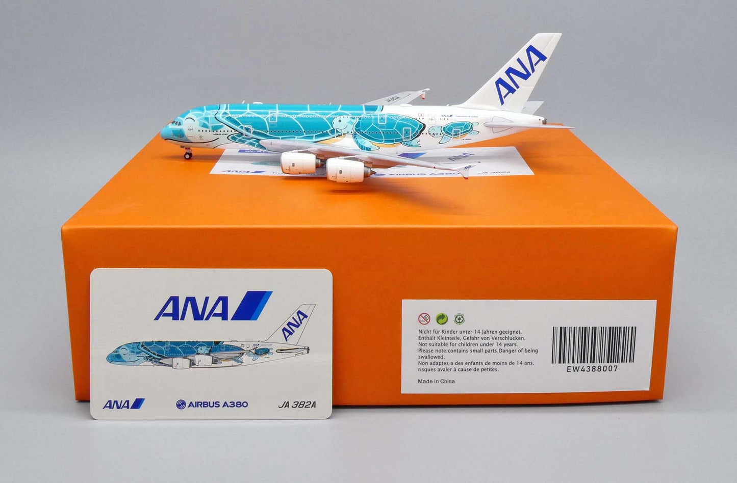 1/400 ANA Airbus A380 JA382A  - Flying Honu - Kai Livery -