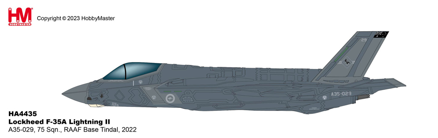 1/72 F-35A Lightning II A35-029 75 Sqn. RAAF Base Tindal 2022