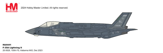 1/72 F-35A Lightning II 20-5628 100th FS Alabama ANG Dec 2023