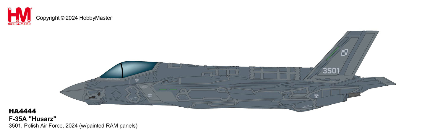 1/72 F-35A "Husarz" 3501 Polish Air Force 2024 (with Painted RAM Panels)