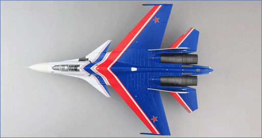 1/72 Su-30SM Russian Knights Blue 34 RF-81705 Russian Air Force 2019