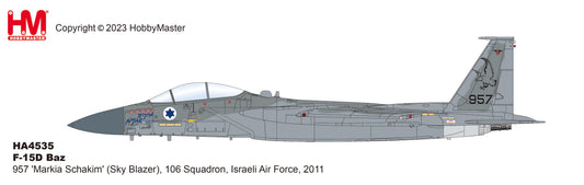 1/72 F-15D Baz 957 'Markia Schakim' (Sky Blazer) 106 Squadron Israeli Air Force 2011