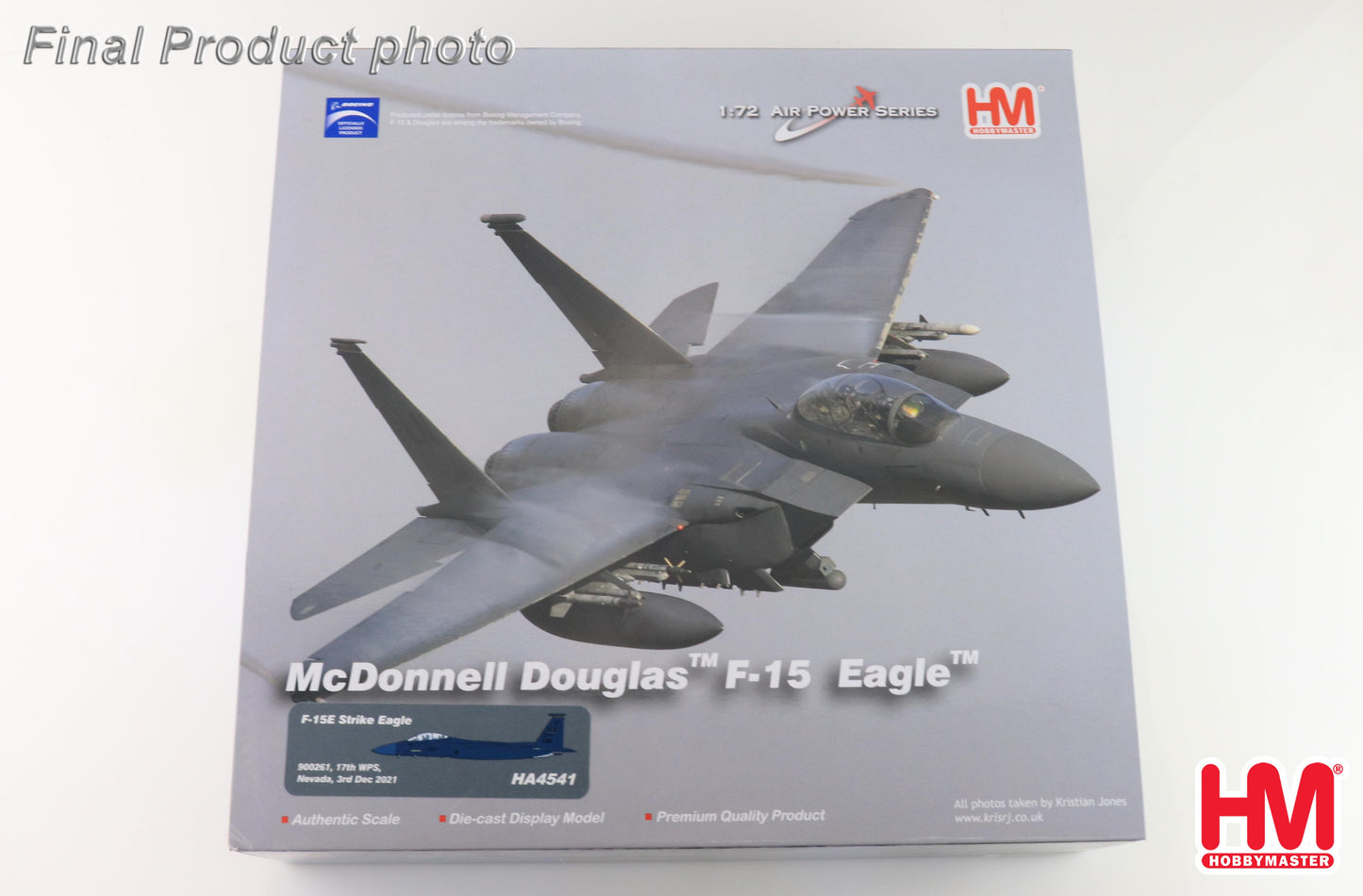 1/72 F-15E Strike Eagle 900261 17th WPS Nevada 3rd Dec 2021
