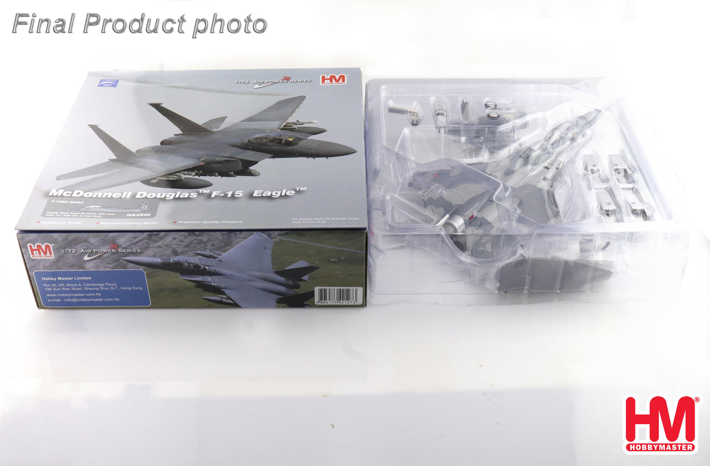 1/72 F-15QA Ababil QA538 Qatar Emiri Air Force RIAT 2024 (with 12 x AIM-120 3 x Fuel Tank)