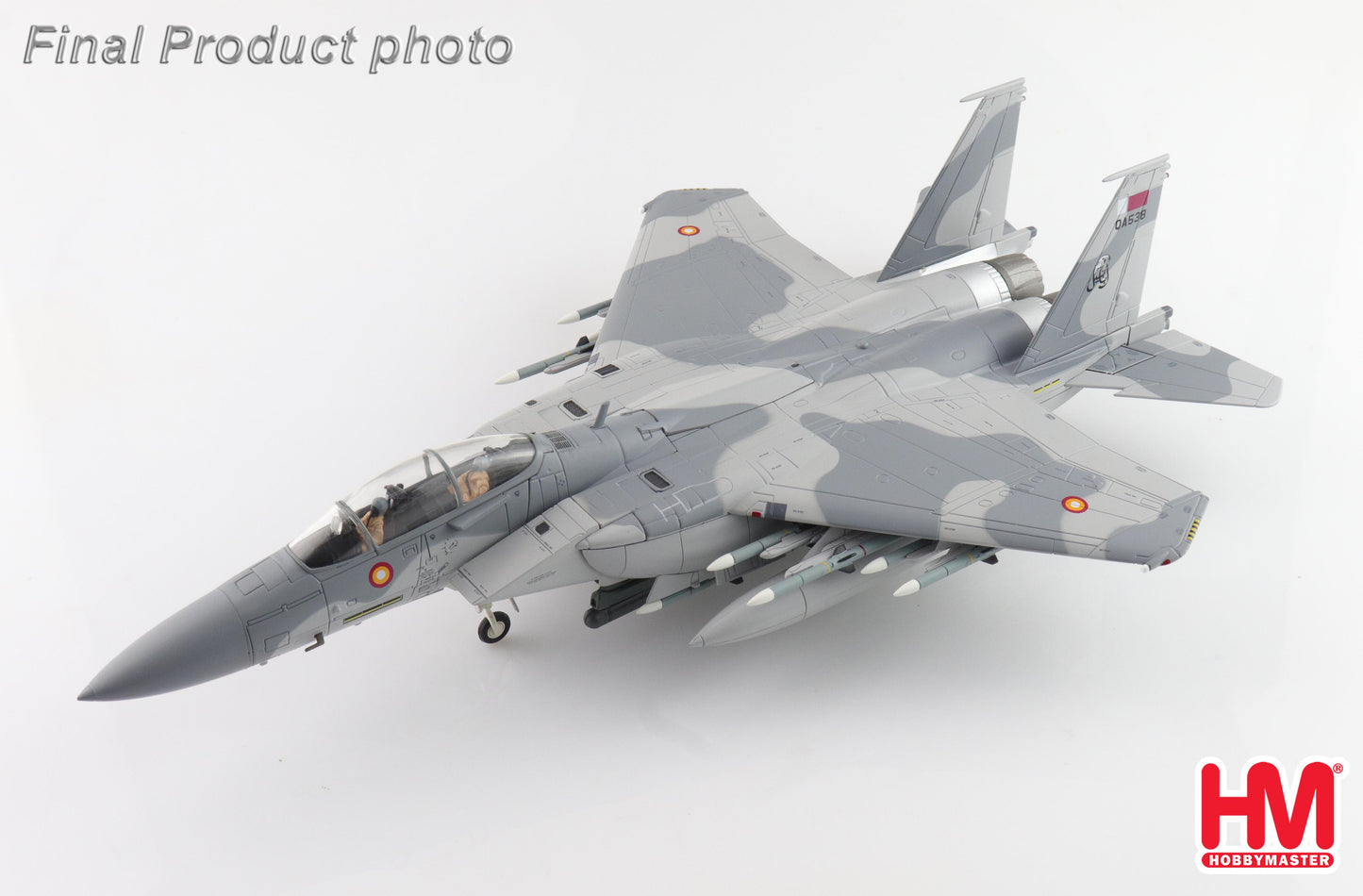 1/72 F-15QA Ababil QA538 Qatar Emiri Air Force RIAT 2024 (with 12 x AIM-120 3 x Fuel Tank)