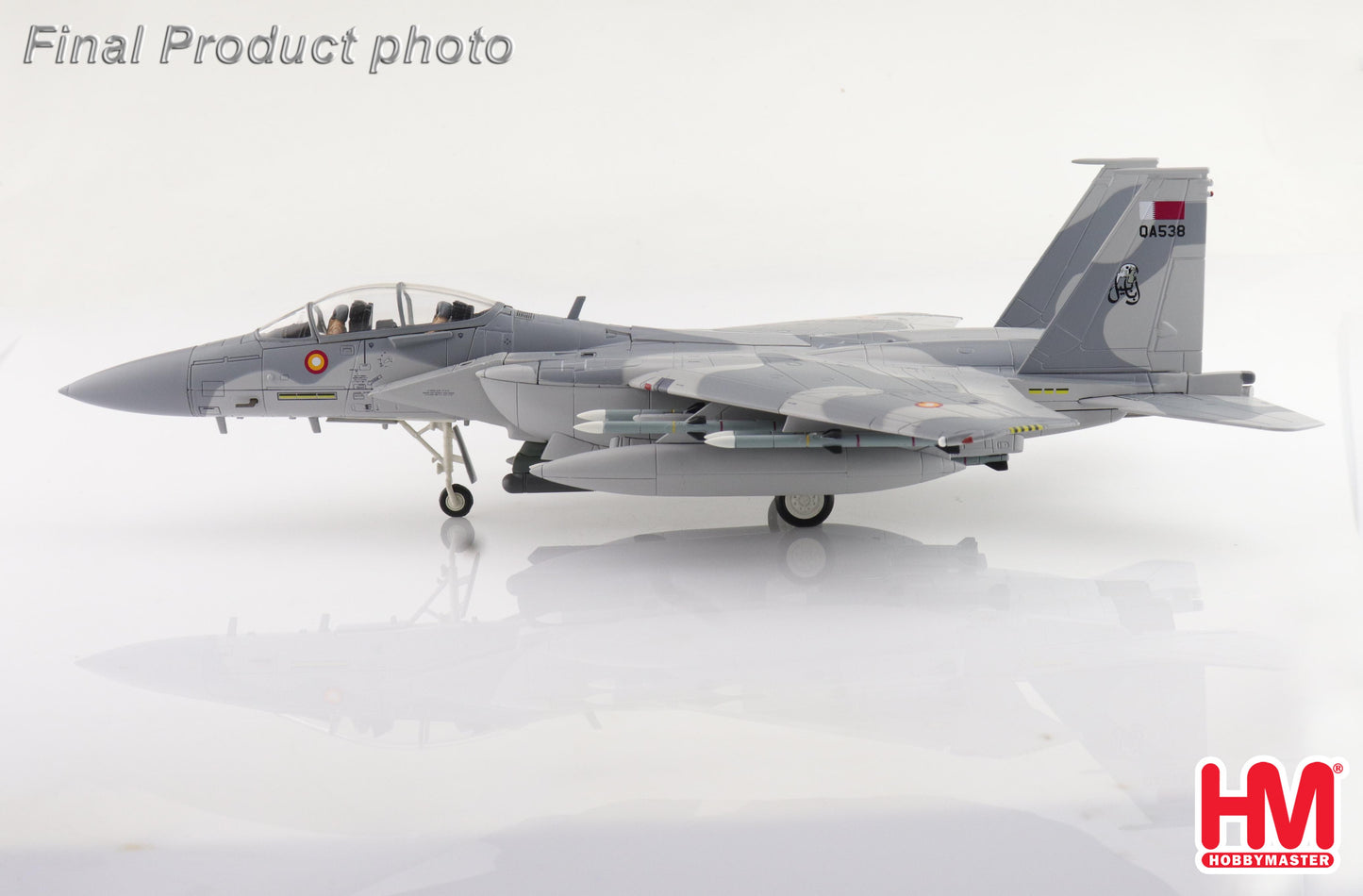 1/72 F-15QA Ababil QA538 Qatar Emiri Air Force RIAT 2024 (with 12 x AIM-120 3 x Fuel Tank)