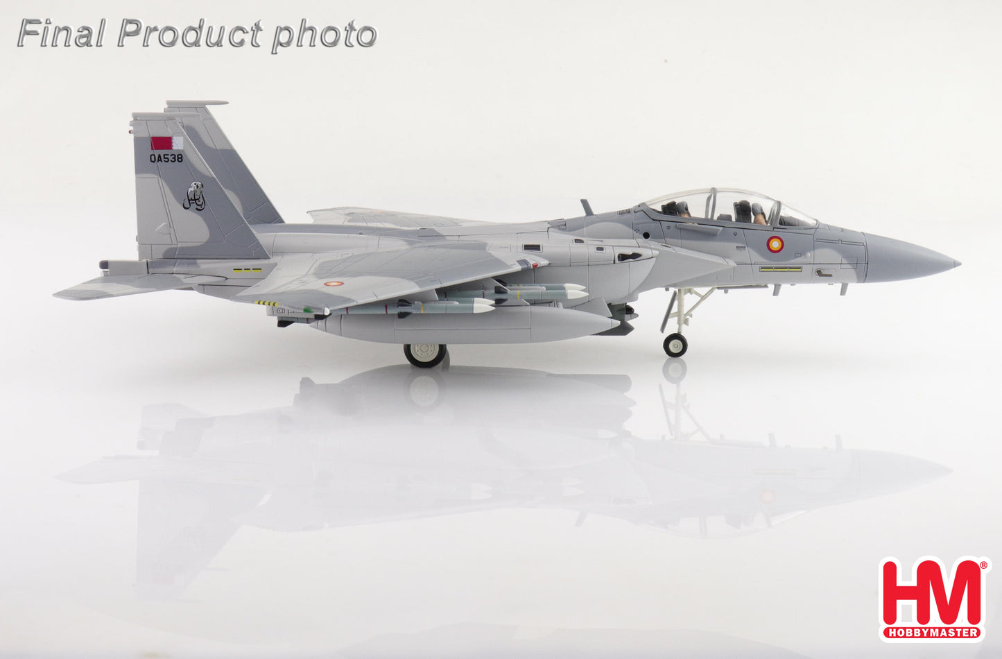 1/72 F-15QA Ababil QA538 Qatar Emiri Air Force RIAT 2024 (with 12 x AIM-120 3 x Fuel Tank)
