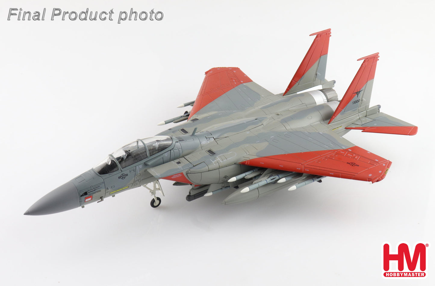 1/72 F-15SA Advanced Eagle 12-1002 USAF "Test Markings" 2018 (with 12 x AIM-120 3 x Fuel Tank)
