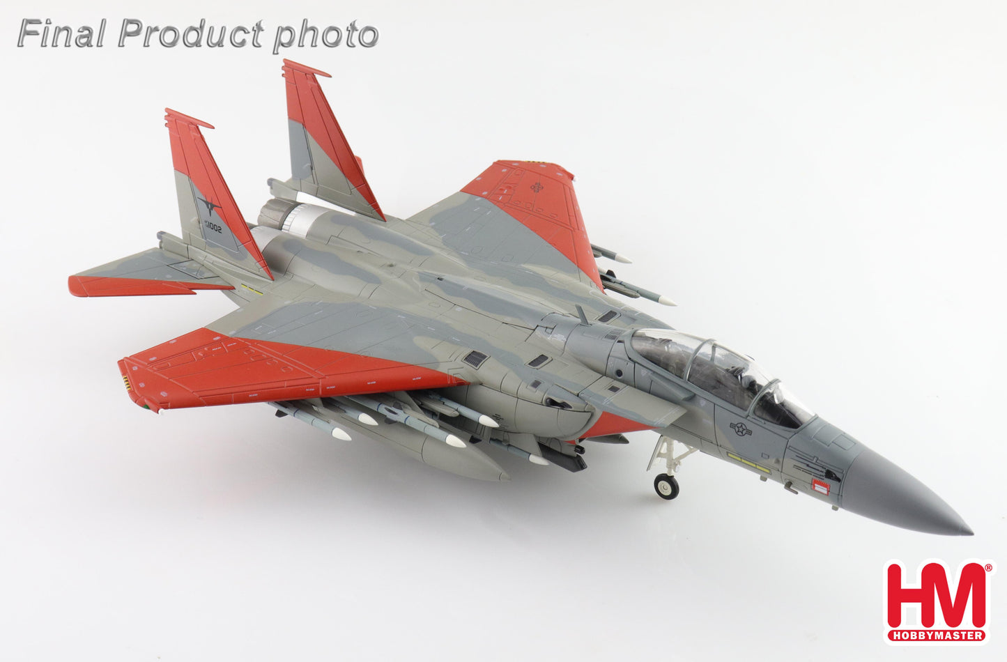 1/72 F-15SA Advanced Eagle 12-1002 USAF "Test Markings" 2018 (with 12 x AIM-120 3 x Fuel Tank)