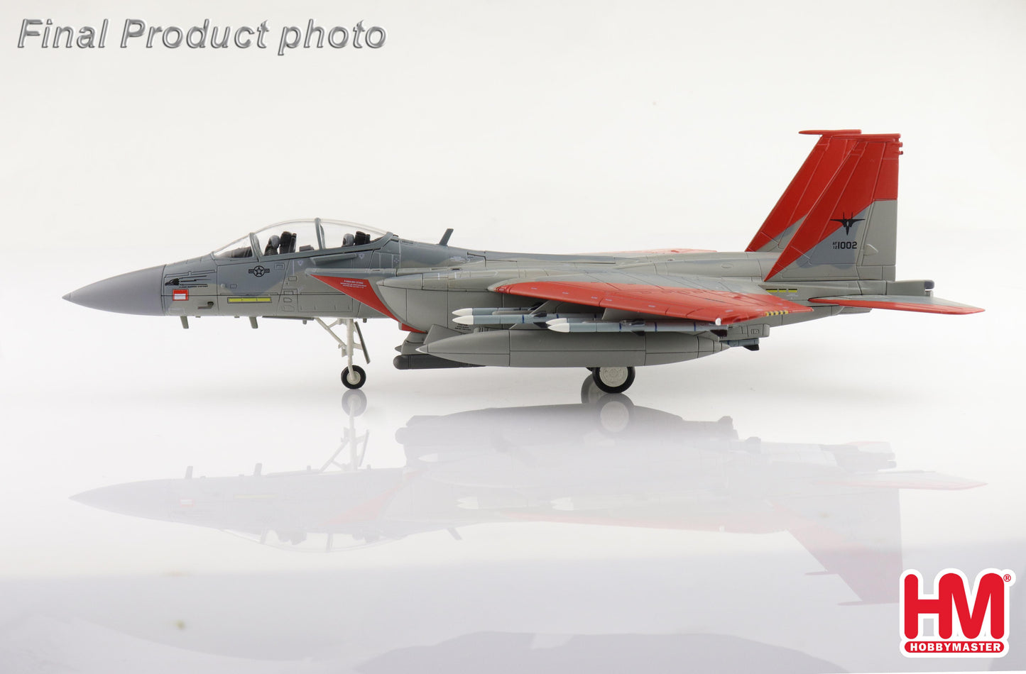 1/72 F-15SA Advanced Eagle 12-1002 USAF "Test Markings" 2018 (with 12 x AIM-120 3 x Fuel Tank)