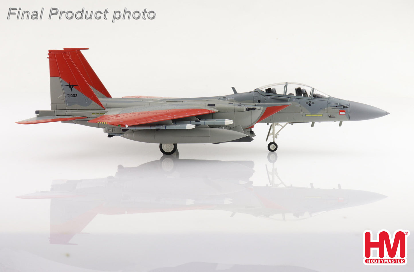 1/72 F-15SA Advanced Eagle 12-1002 USAF "Test Markings" 2018 (with 12 x AIM-120 3 x Fuel Tank)