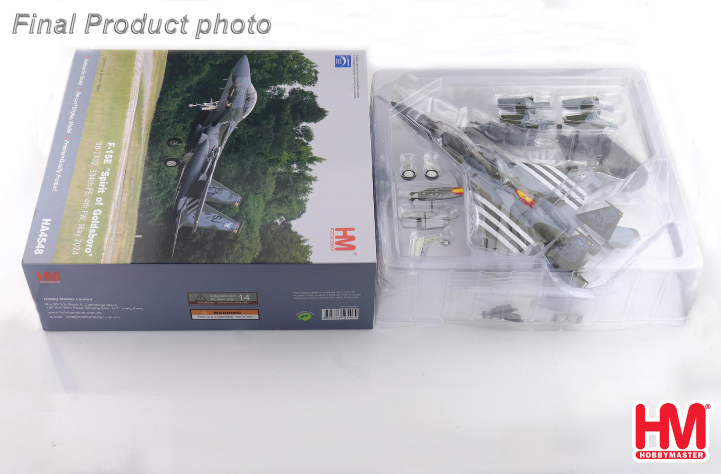 1/72 F-15E "Spirit of Goldsboro" 88-1702 334th FS 4th FW May 2023