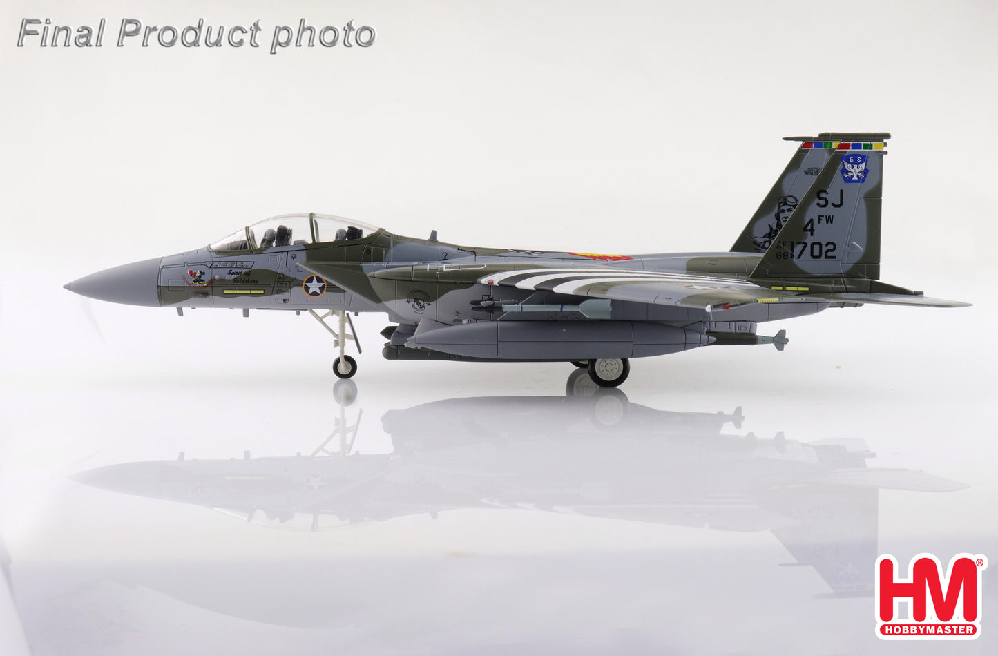 1/72 F-15E "Spirit of Goldsboro" 88-1702 334th FS 4th FW May 2023