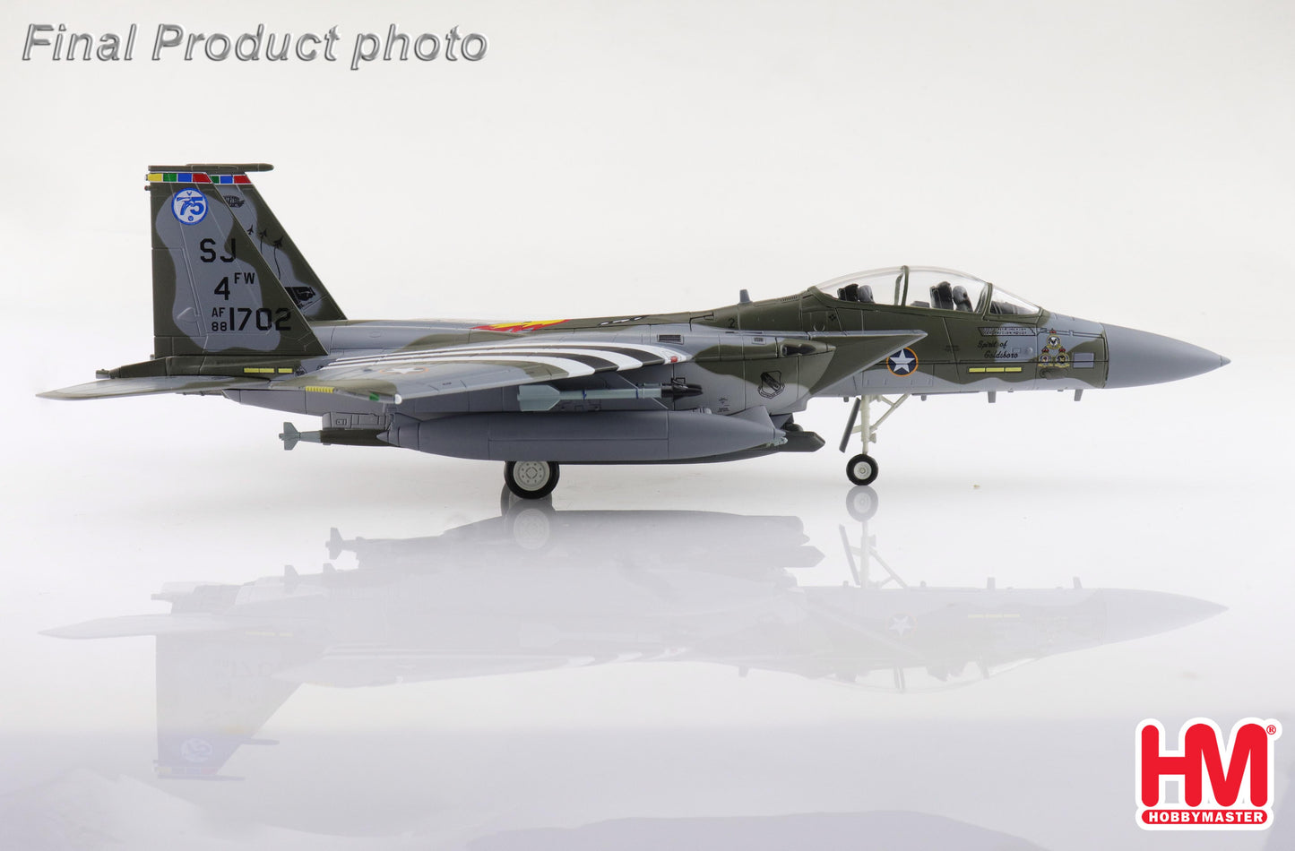 1/72 F-15E "Spirit of Goldsboro" 88-1702 334th FS 4th FW May 2023