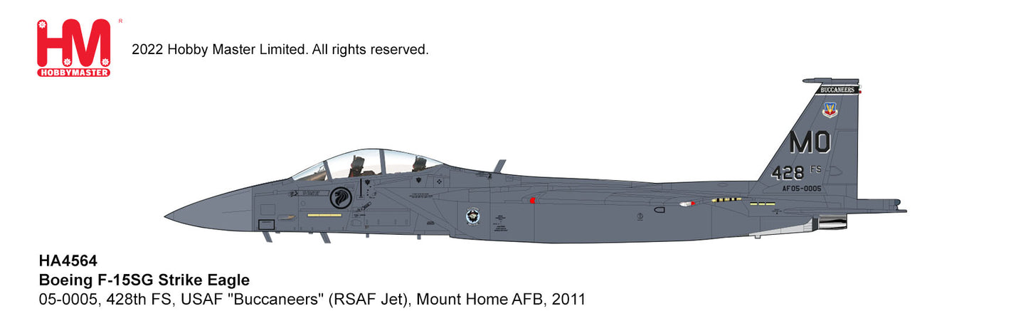 1/72 F-15SG Strike Eagle 05-0005 428th FS USAF â€œBuccaneersâ€� (RSAF Jet) Mountain Home AFB 2011