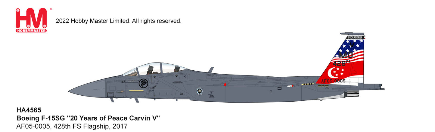 1/72 F-15SG â€œ20 Years of Peace Carvin Vâ€� AF05-0005 428th FS Flagship 2017