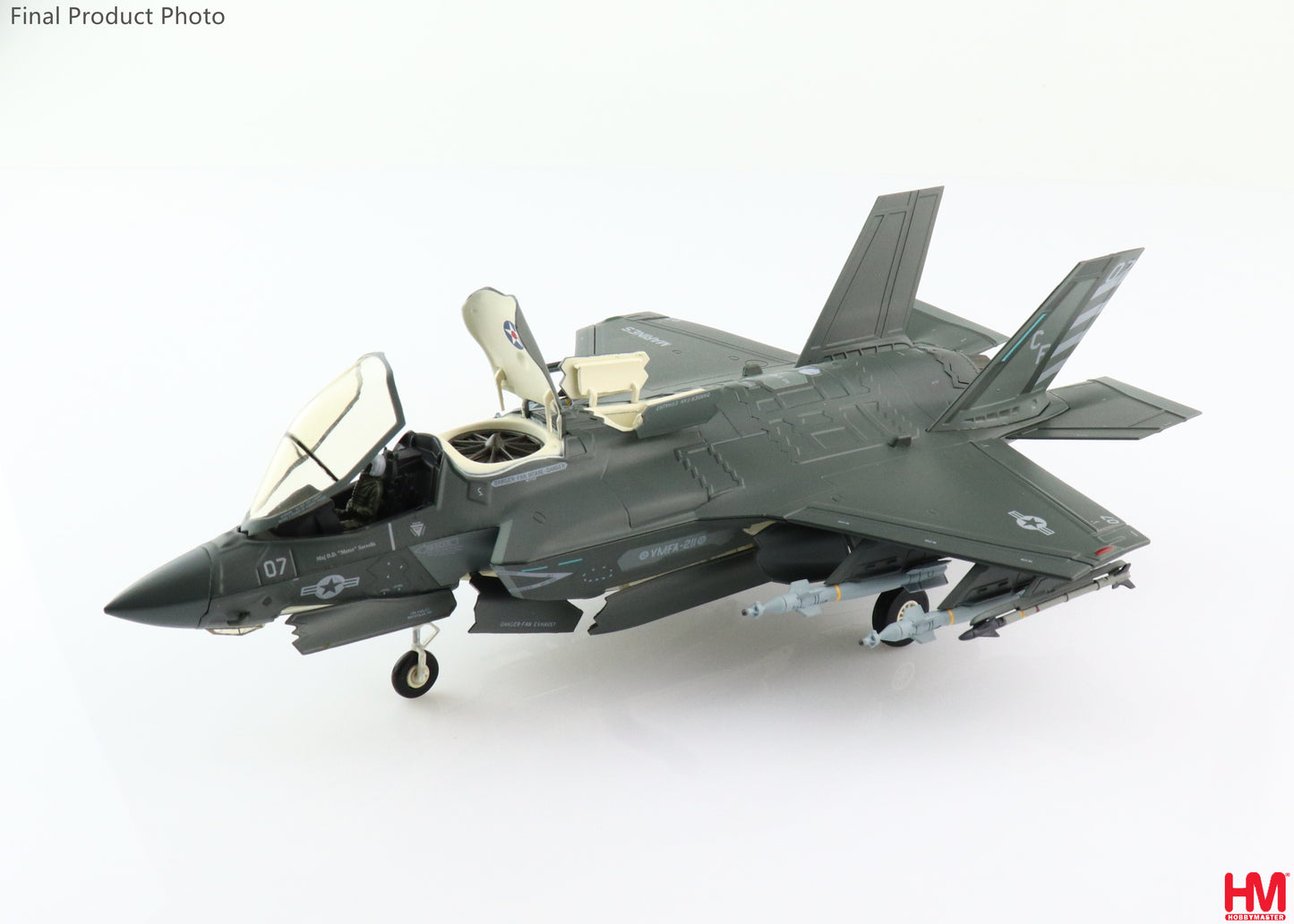 1/72 F-35B Lightning II "Beast Mode" 169608 VMFA-211 US Marines HMS Queen Elizabeth "Op. FORTIS" 2021