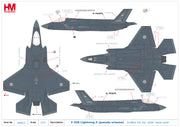 1/72 F-35B Lightning II (Pseudo Scheme) 24-8808 301 Sqn. JASDF