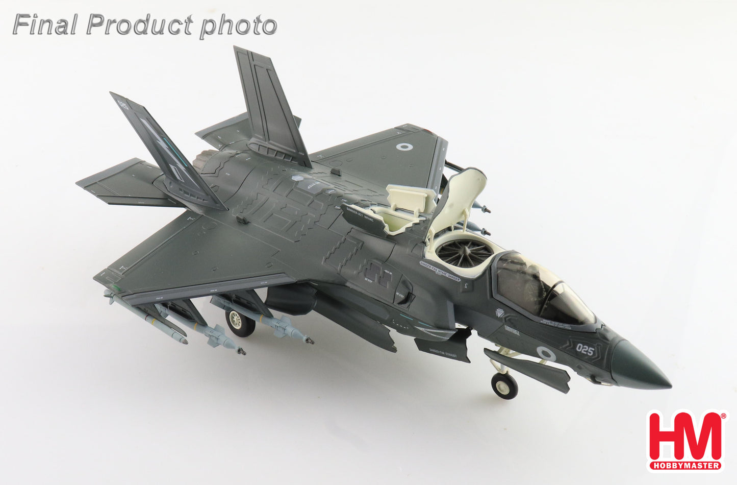 1/72 F-35B Lightning II "Operation Achillean" ZM159/025 617 Sqn. HMS Queen Elizabeth Nov 2022 (Beast Mode)