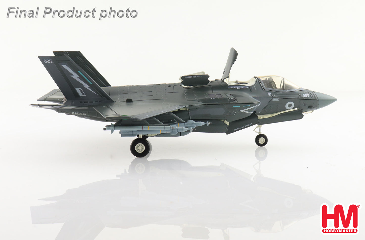 1/72 F-35B Lightning II "Operation Achillean" ZM159/025 617 Sqn. HMS Queen Elizabeth Nov 2022 (Beast Mode)