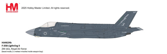 1/72 F-35B Lightning II ZM-161 Royal Air Force (Beast Mode 2 x Meteor Missiles Inside Weapon Bay)